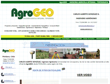 Tablet Screenshot of agrogeo.cl